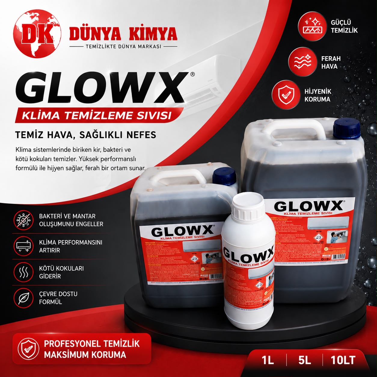 Glowx Klima Temizleme Sıvısı