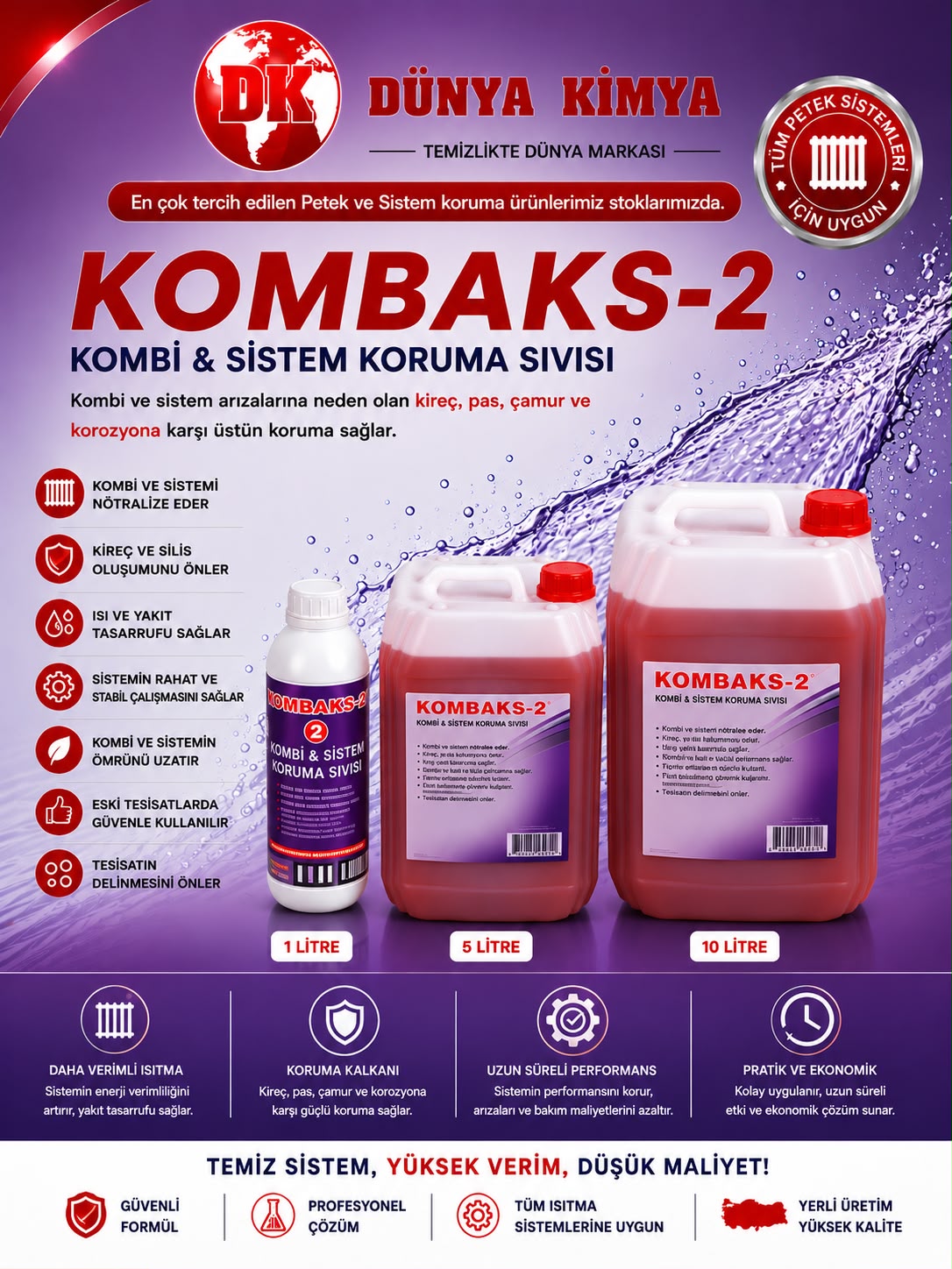 Kombaks-2 Kombi & Sistem Koruma Sıvısı
