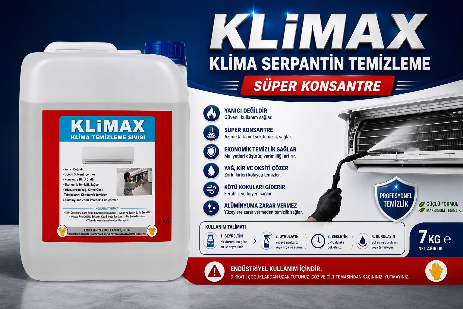 Klimax Klima Temizleme Sıvısı