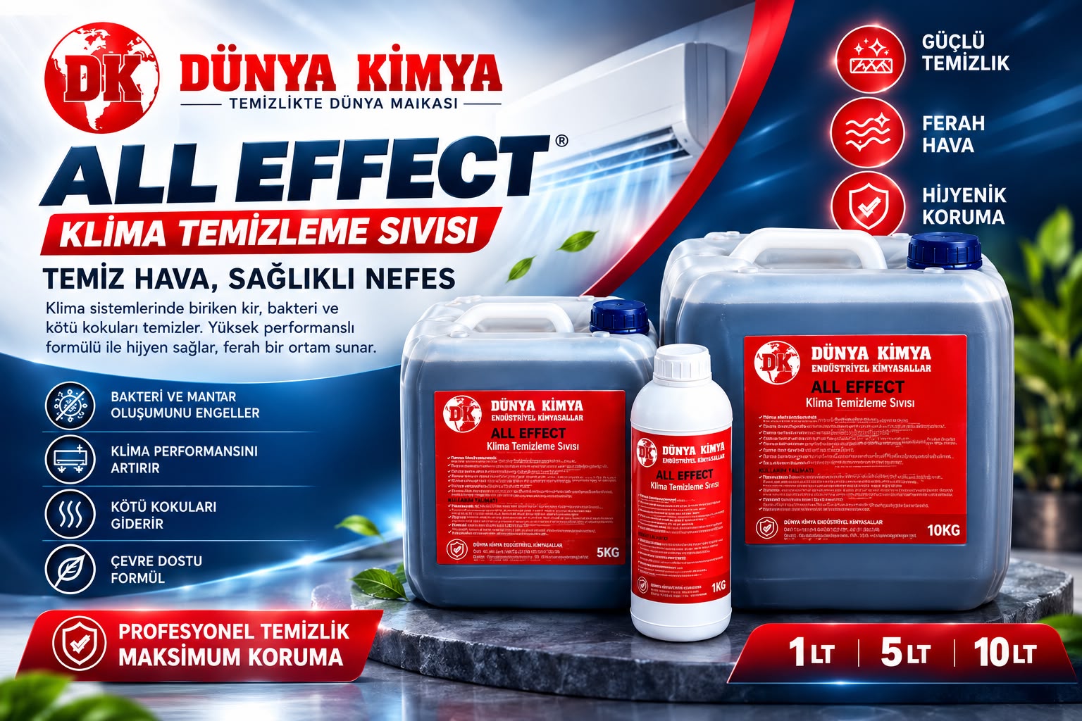 All Efect Klima Temizleme Sıvısı